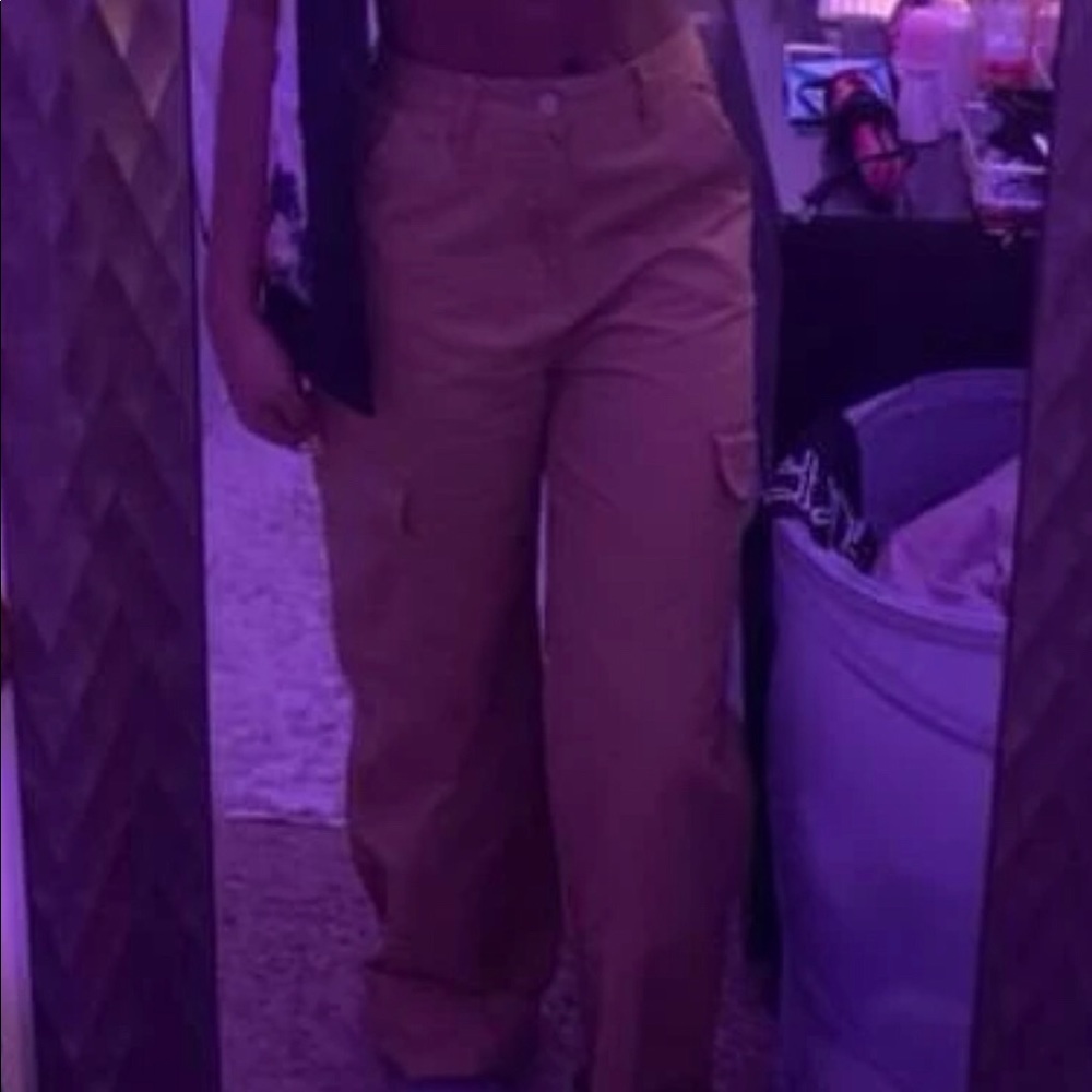 Khaki cargo pants